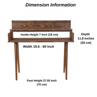 Mid-Century Modern Solid Wood Piano & Keyboard Stand – Handmade Studio Furniture My Store